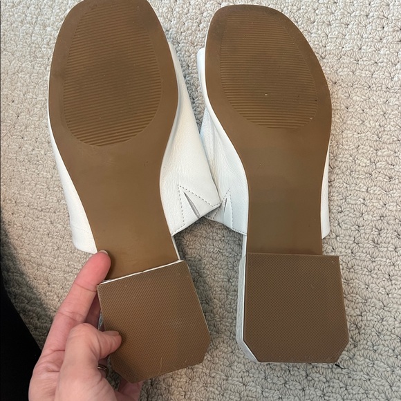 Steve Madden Anders white leather slide sandals size 9 - Picture 5 of 6